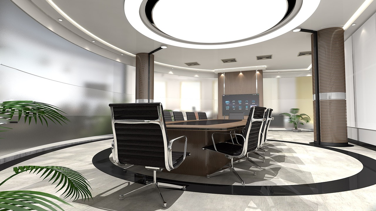 Image - roundtable light interior design tv
