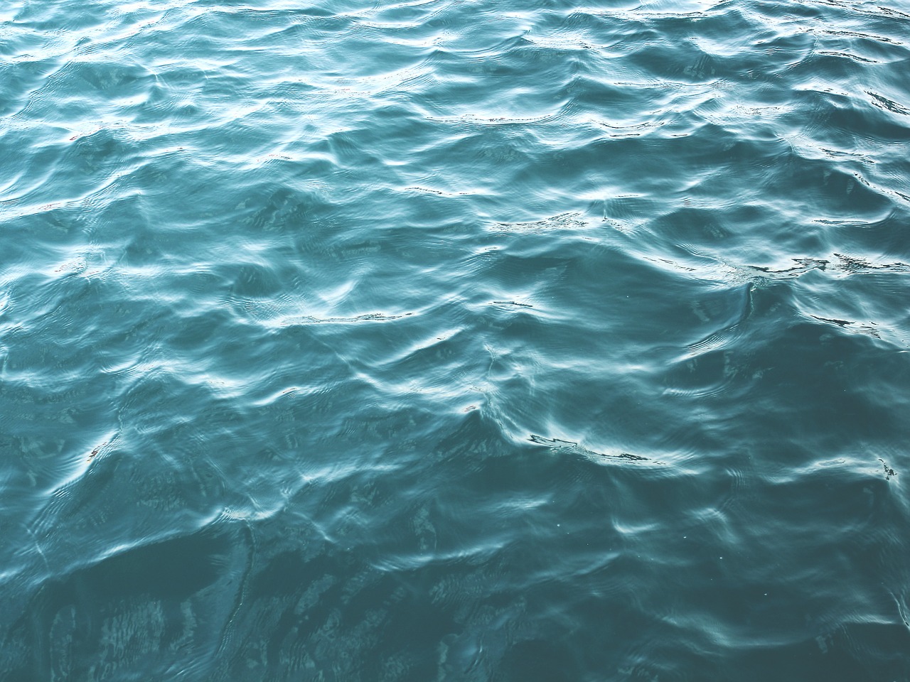 Image - water waves ripples blue sea