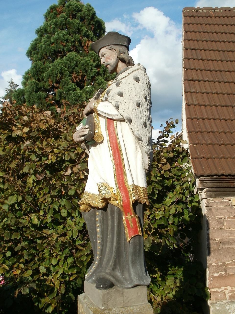 Image - statue martyr st nepomuk sculpture
