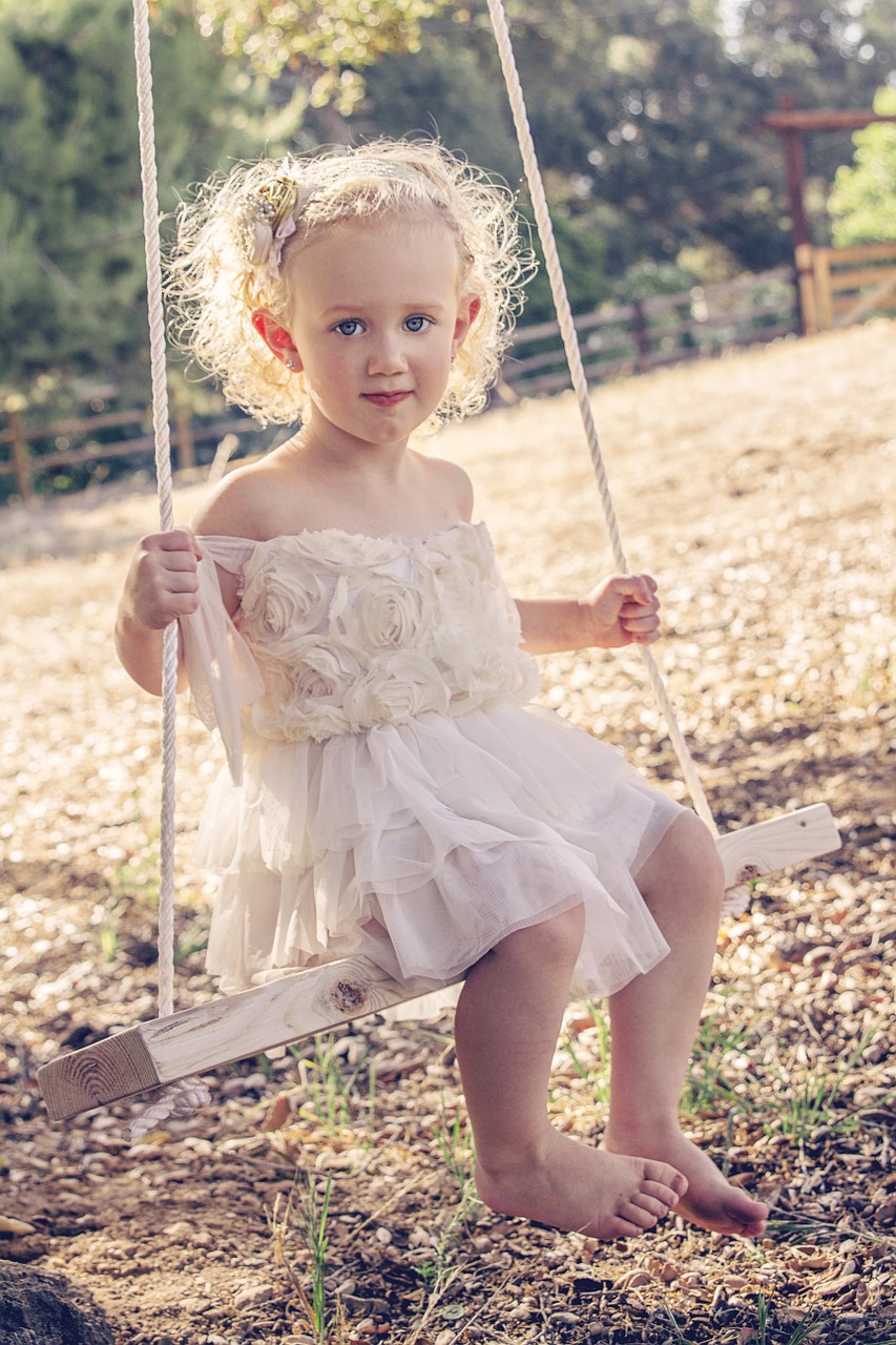 Image - girl tree swing swing tree nature