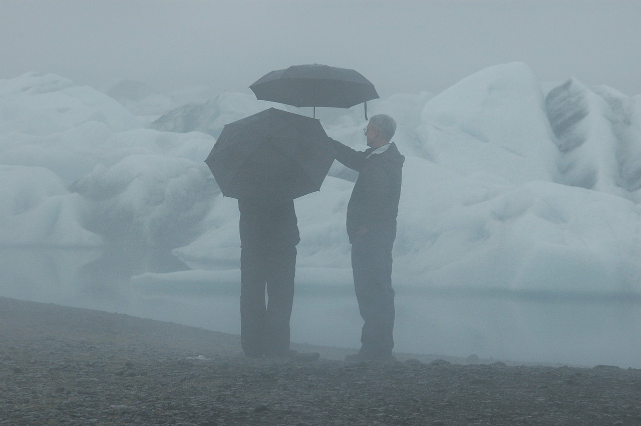 Image - iceland rain mood nature glacier