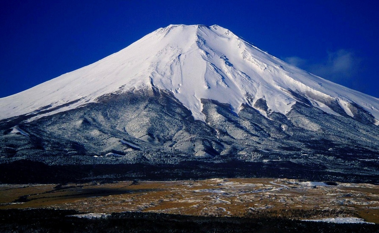 Image - mount fuji japan landscape