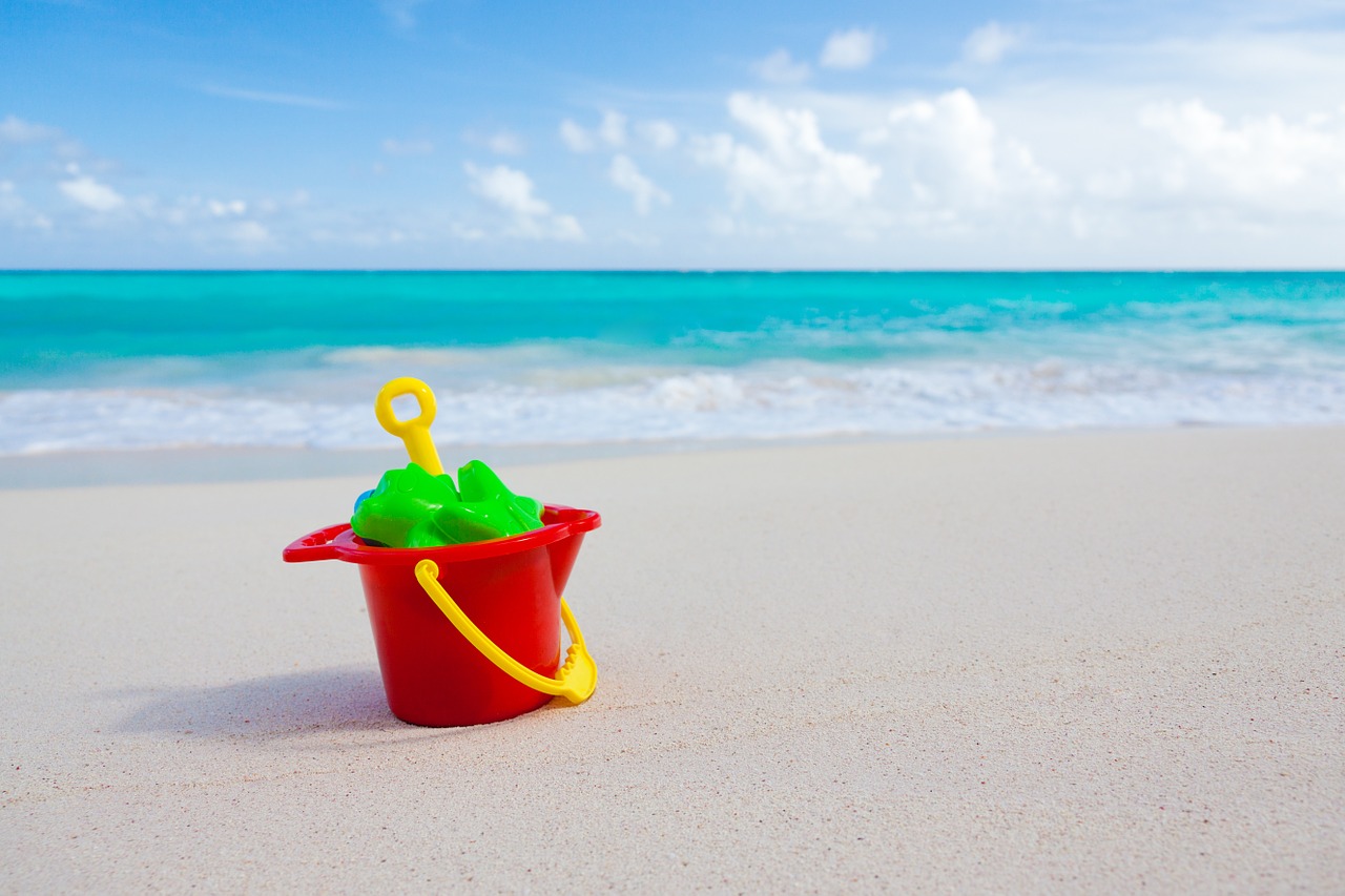 Image - sand bucket beach vacation summer