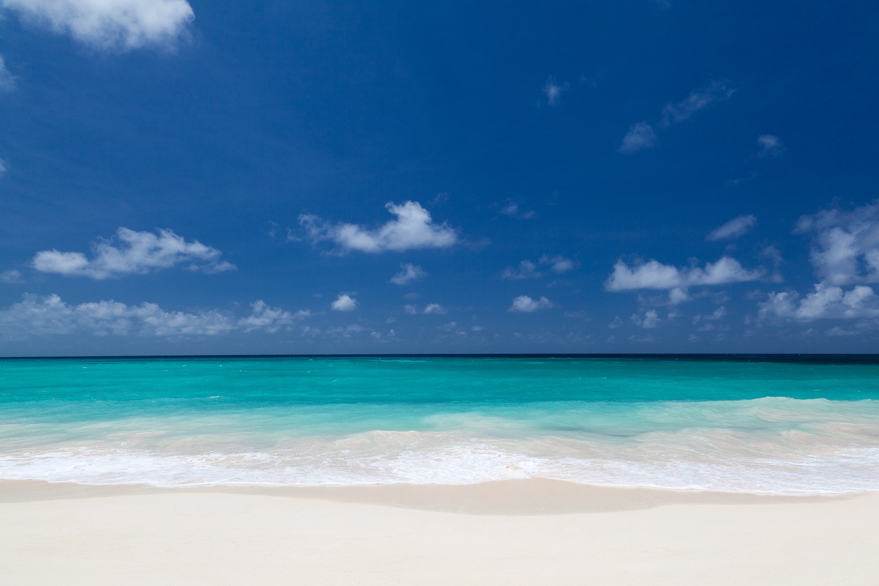 Image - background beach blue clear cloud