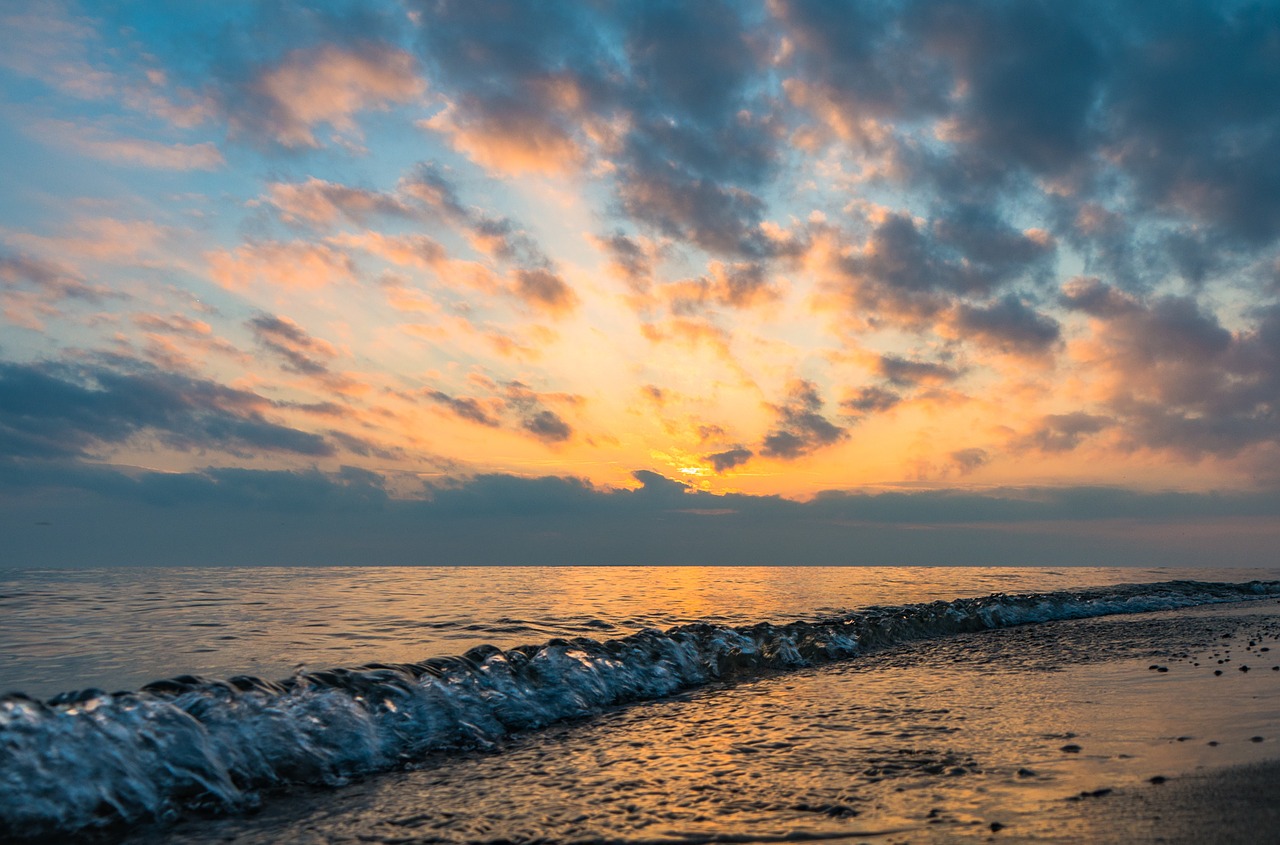 Image - ocean beach paradise evening