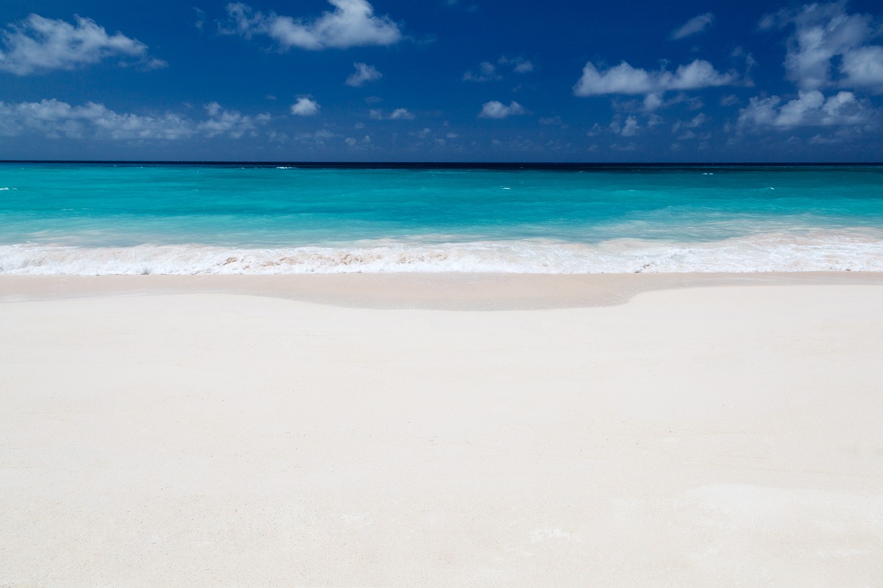 Image - background beach blue clear cloud