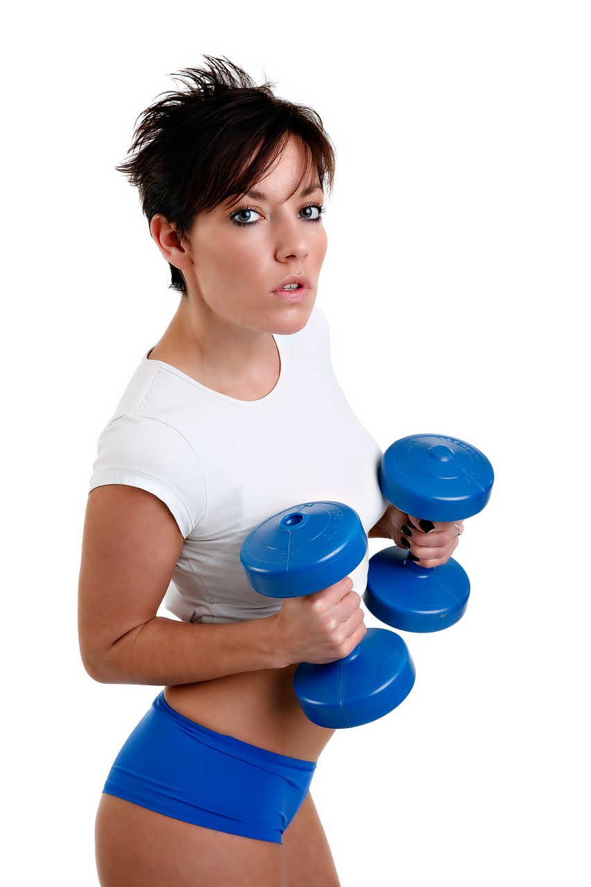 Image - fitness dumb bells muscle exercise