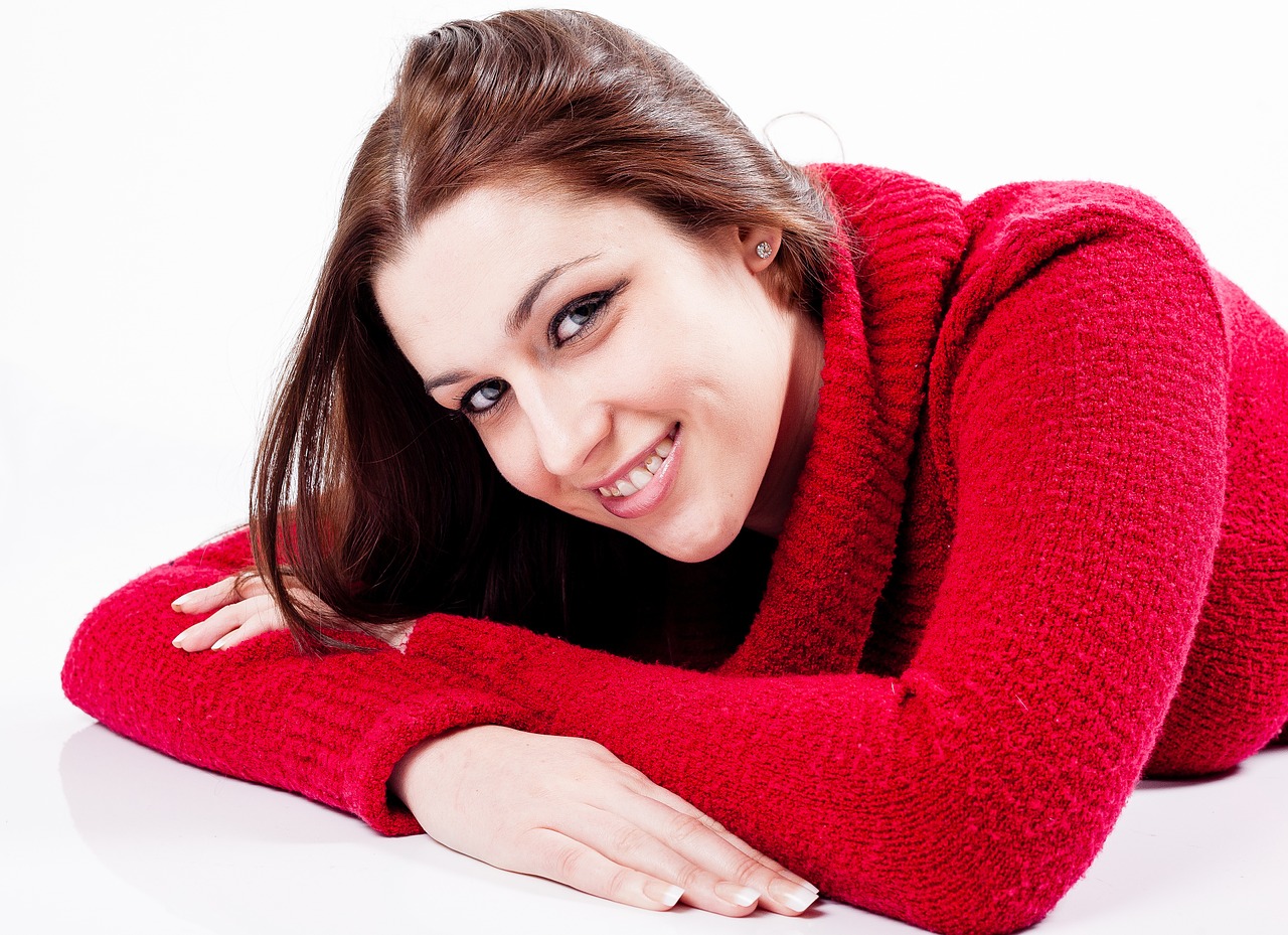 Image - young woman female smiling