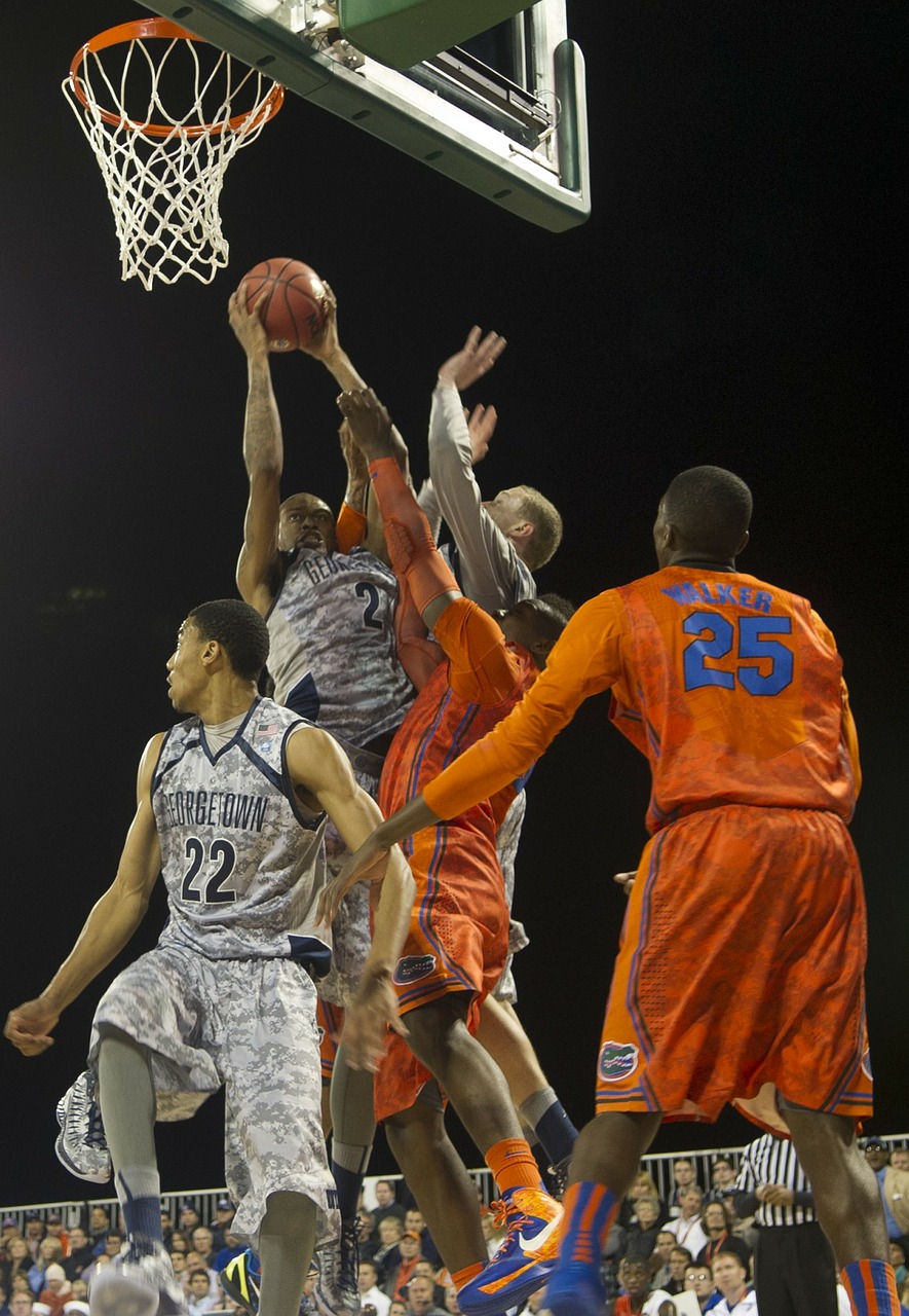 Image - basketball game basket hoop teams