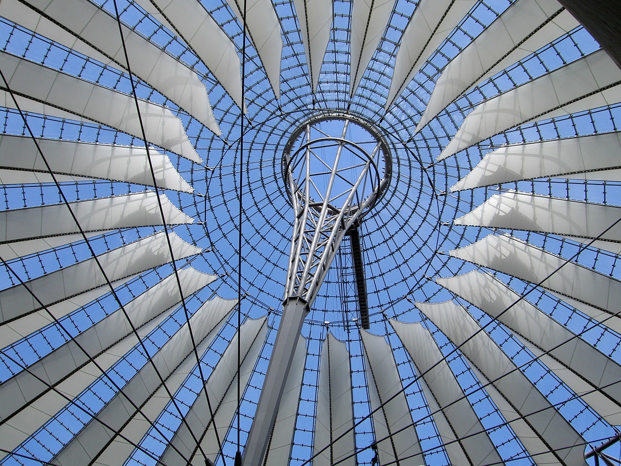 Image - berlin germany sony center roof