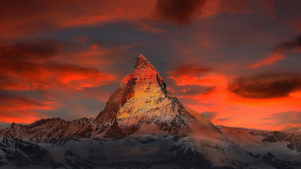 Image - switzerland zermatt mountains snow