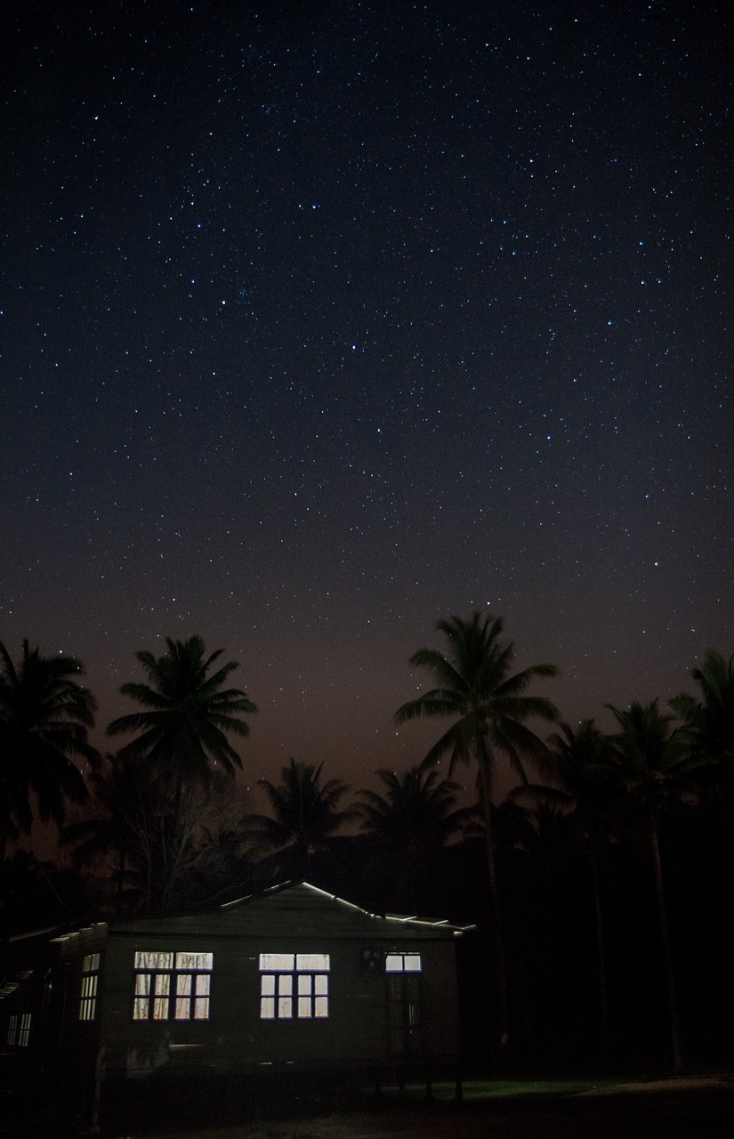 Image - starscape stars sky night universe