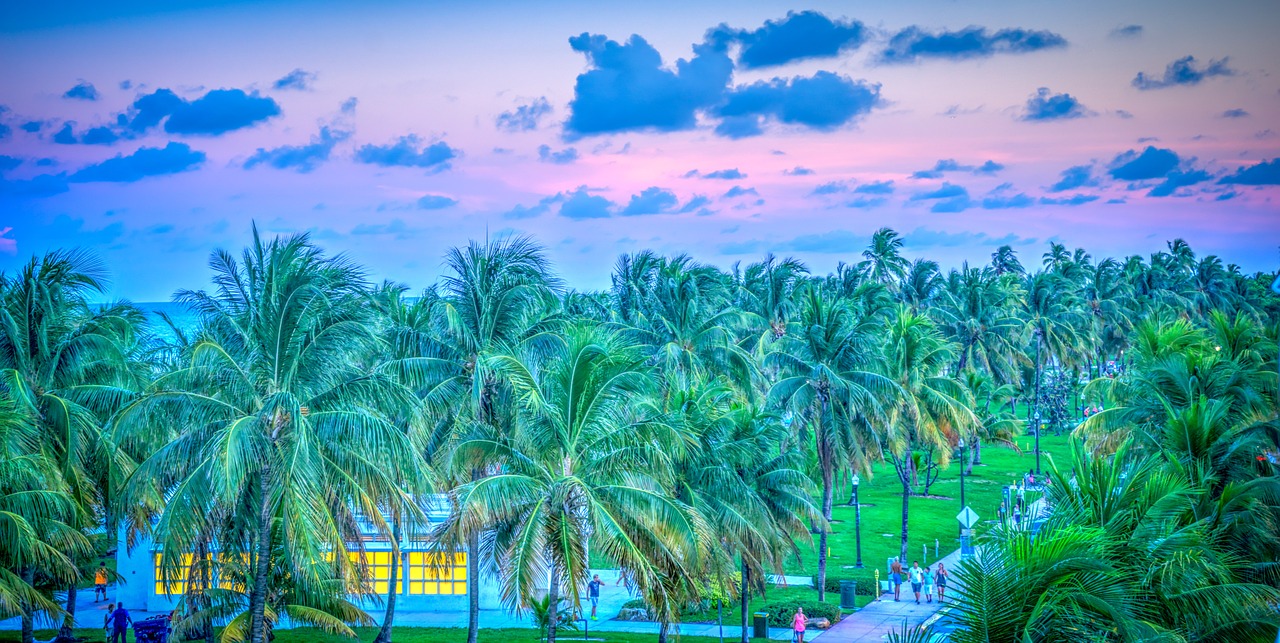 Image - south beach miami florida sunset
