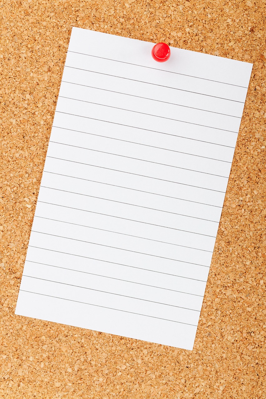 Image - blank board business cork board