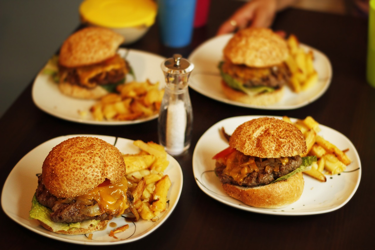 Image - hamburger food gourmet french fries