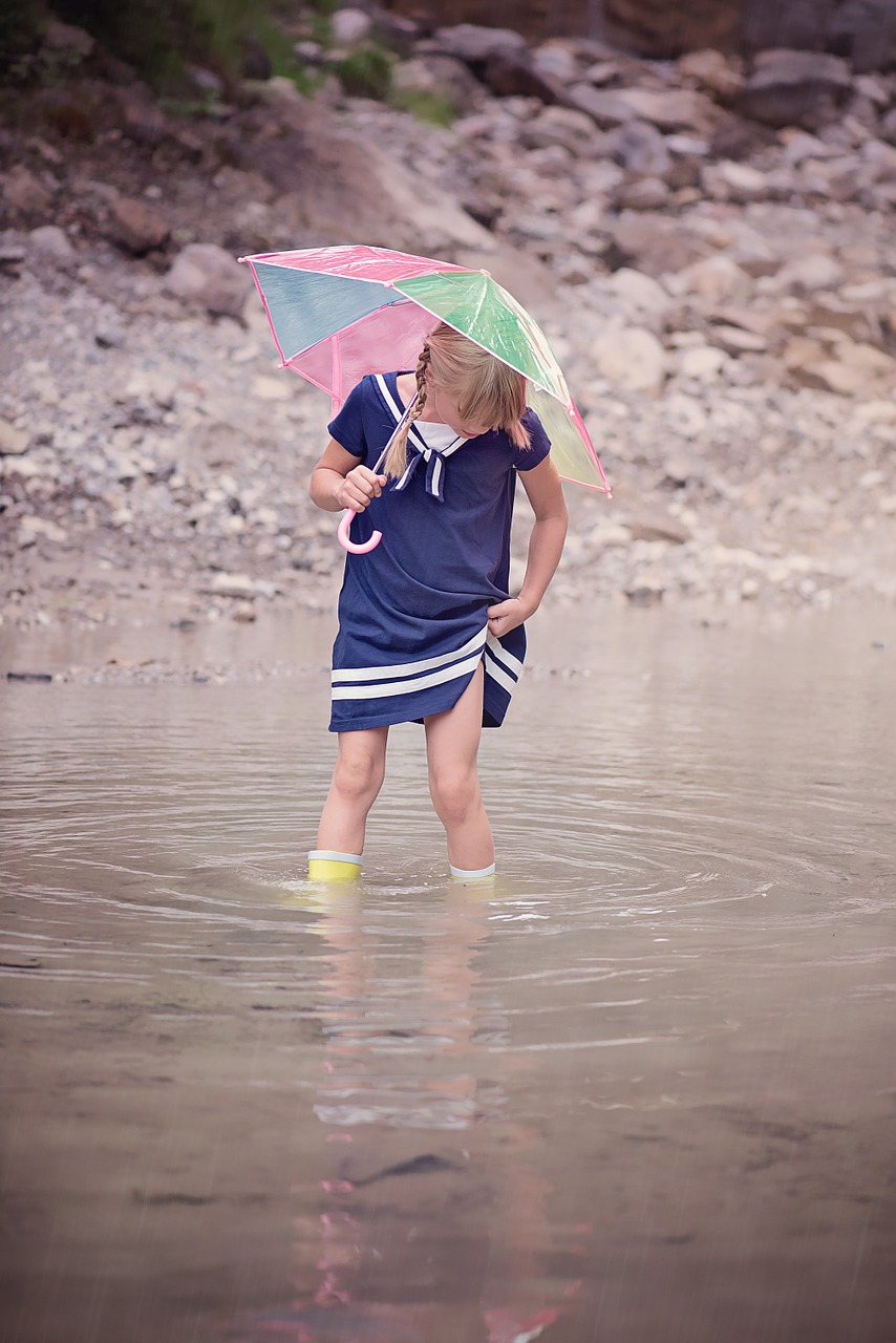 Image - girl person human child water