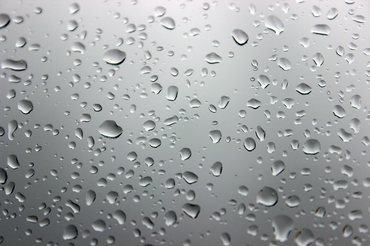Image - drops pane rain rain drops