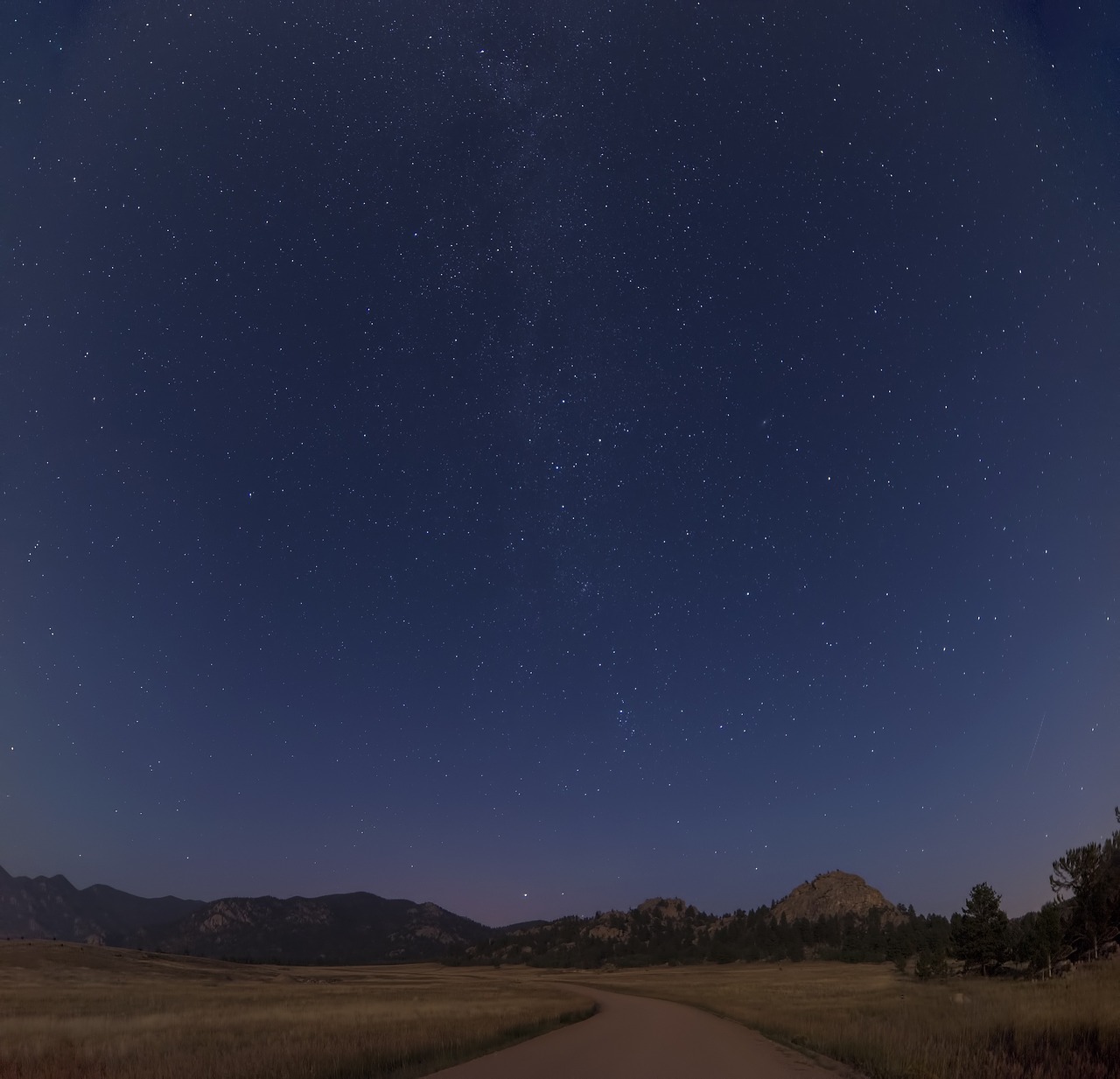 Image - night sky stars night space