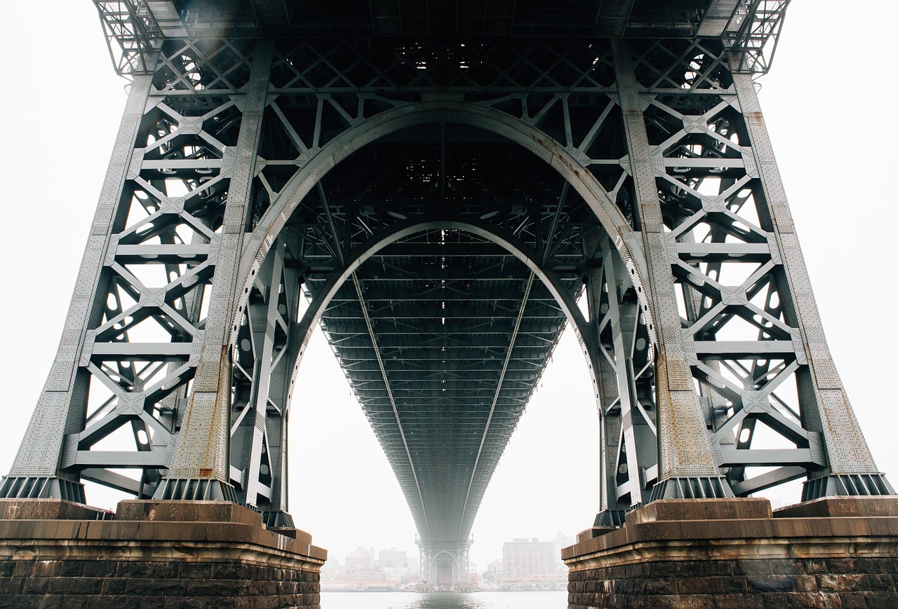 Image - bridge pylon underneath perspective