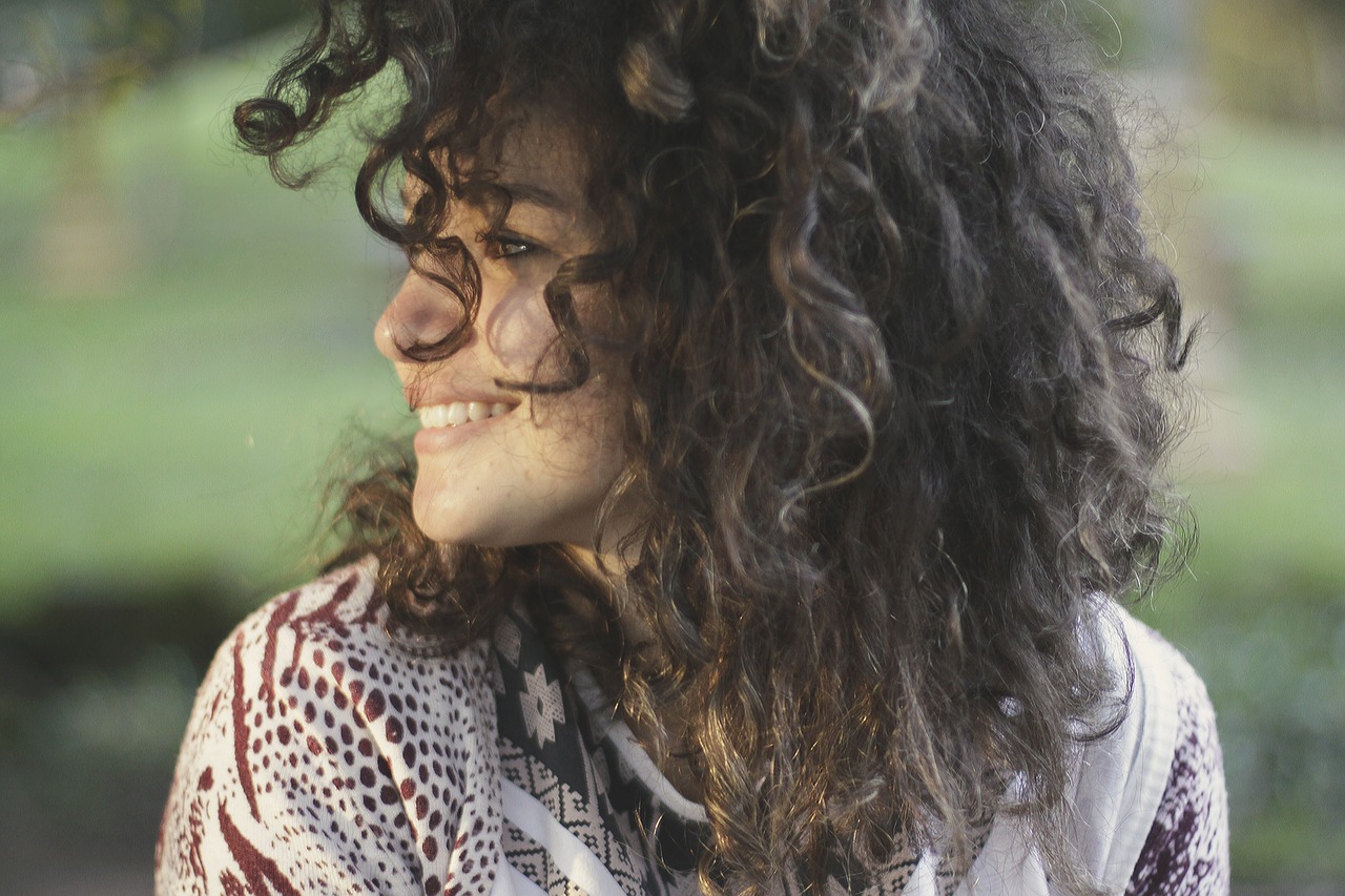 Image - woman profile portrait smiling