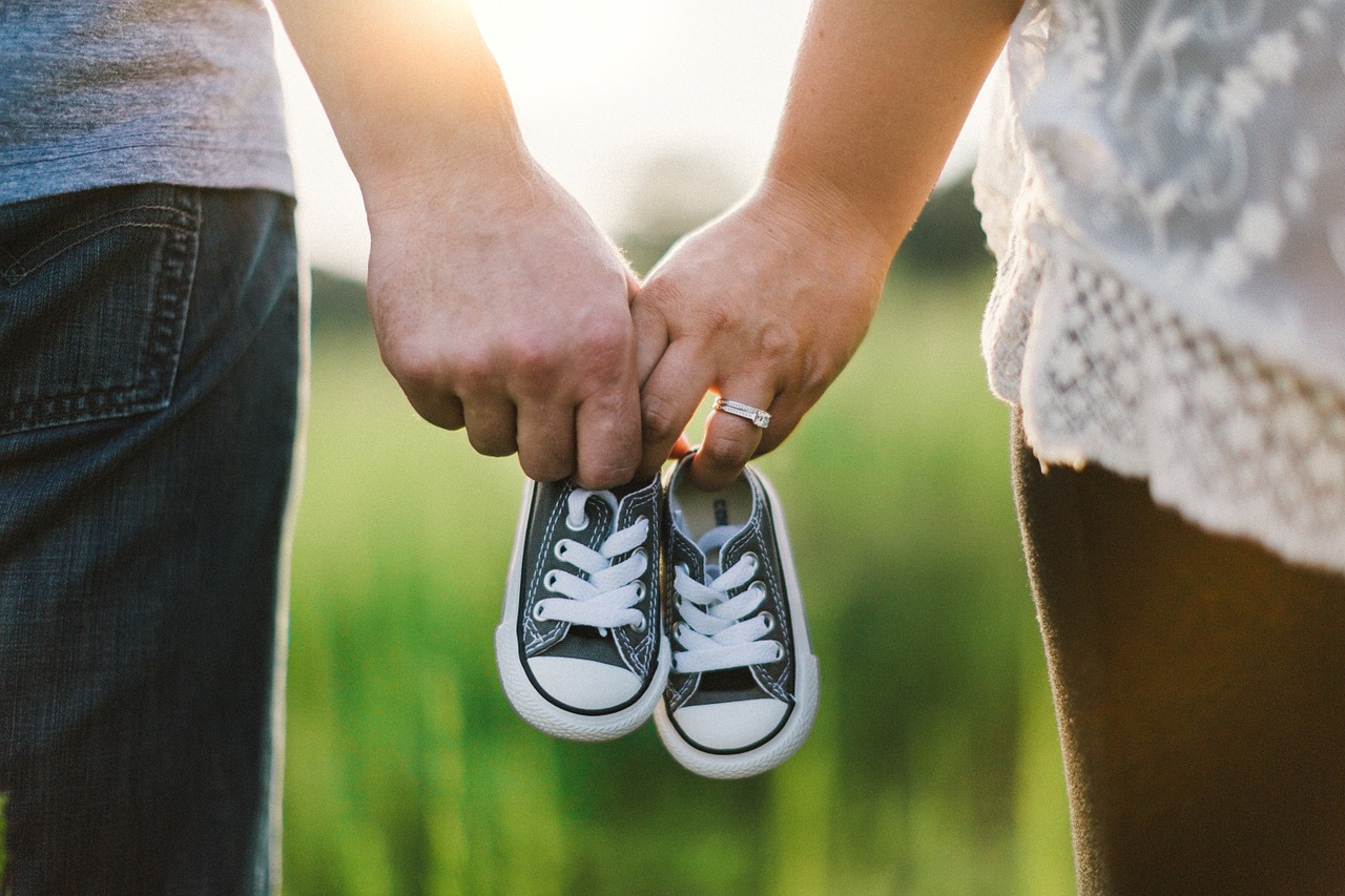 Image - holding hands shoes little baby