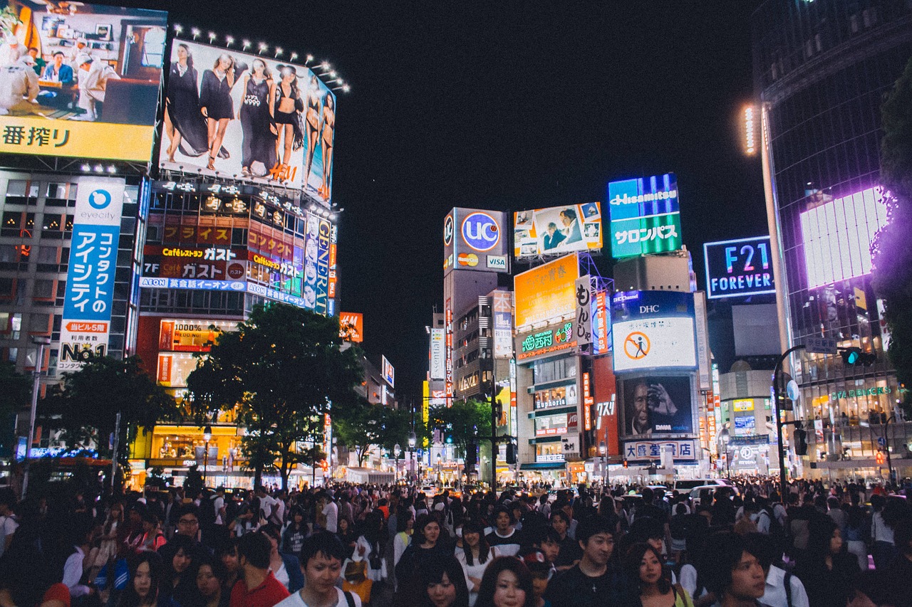 Image - shibuya crossing tokyo japan asia