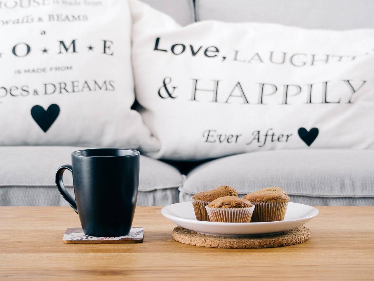 Image - breakfast muffins coffee table