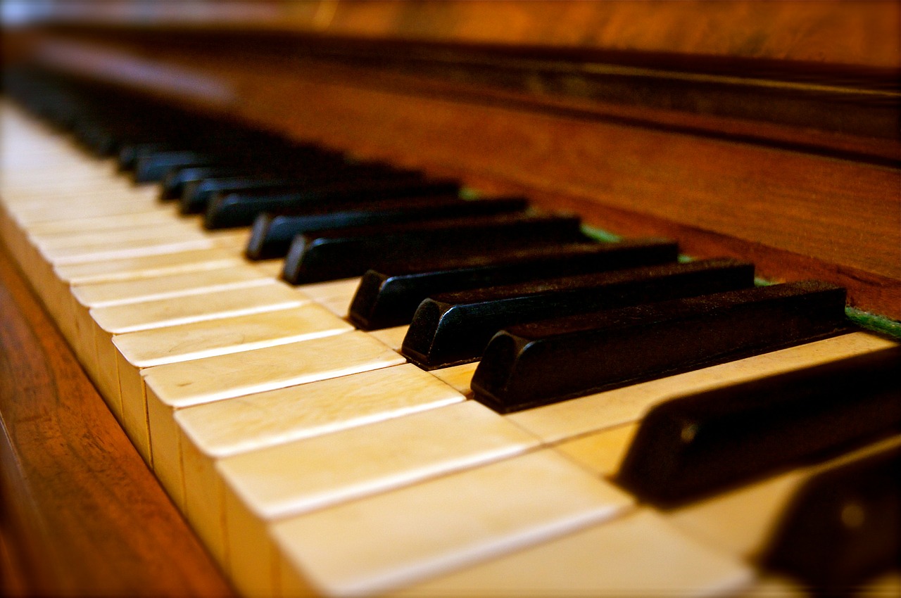 Image - keys piano old historically music
