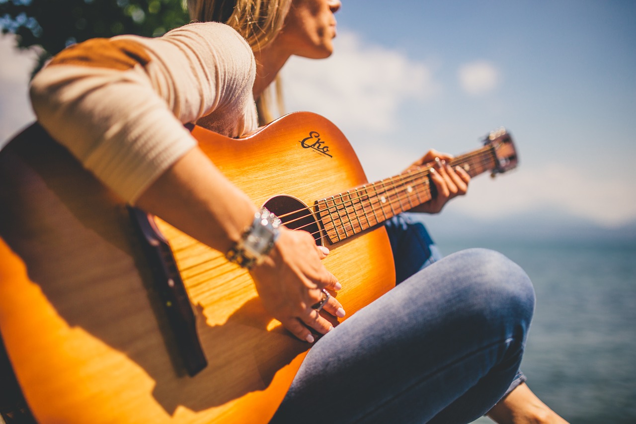 Image - acoustic guitar musician music