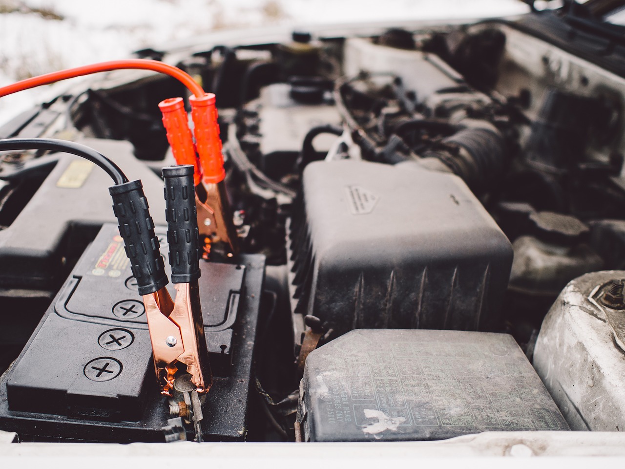 Image - jumper cables battery engine car