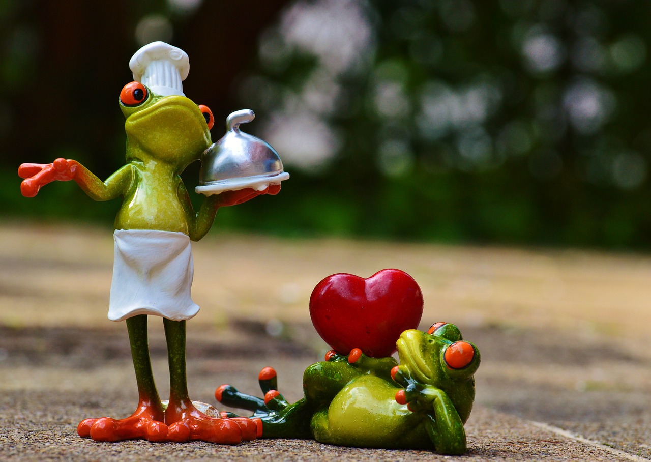 Image - frog cooking love valentine s day