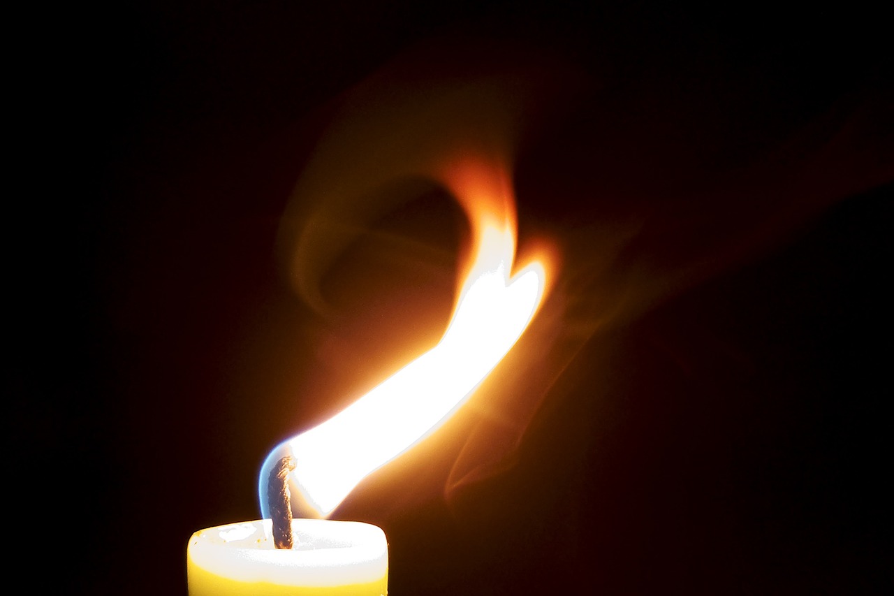 Image - candle flame burn light wick cozy