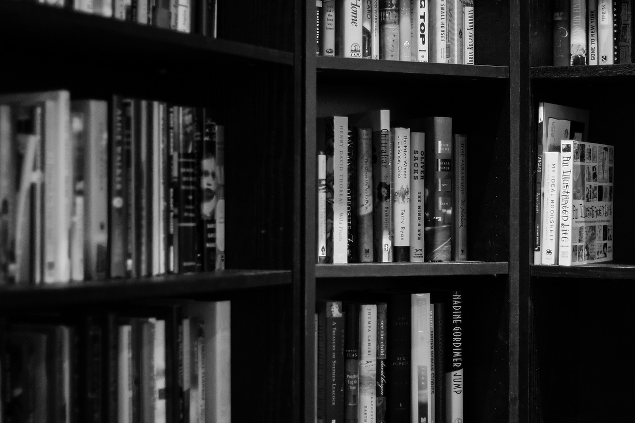 Image - bookshelves library books education