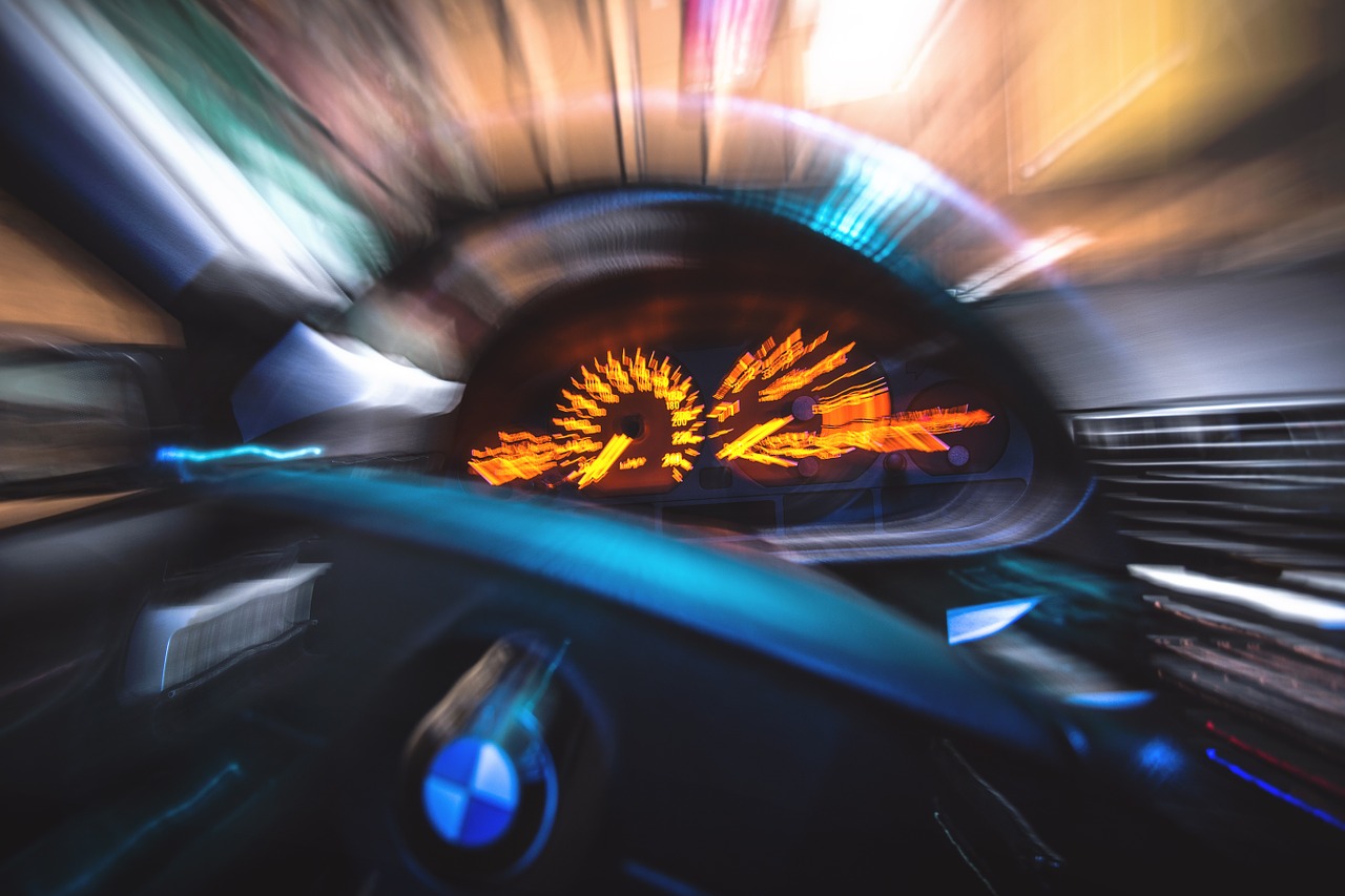 Image - car dashboard blur motion ride