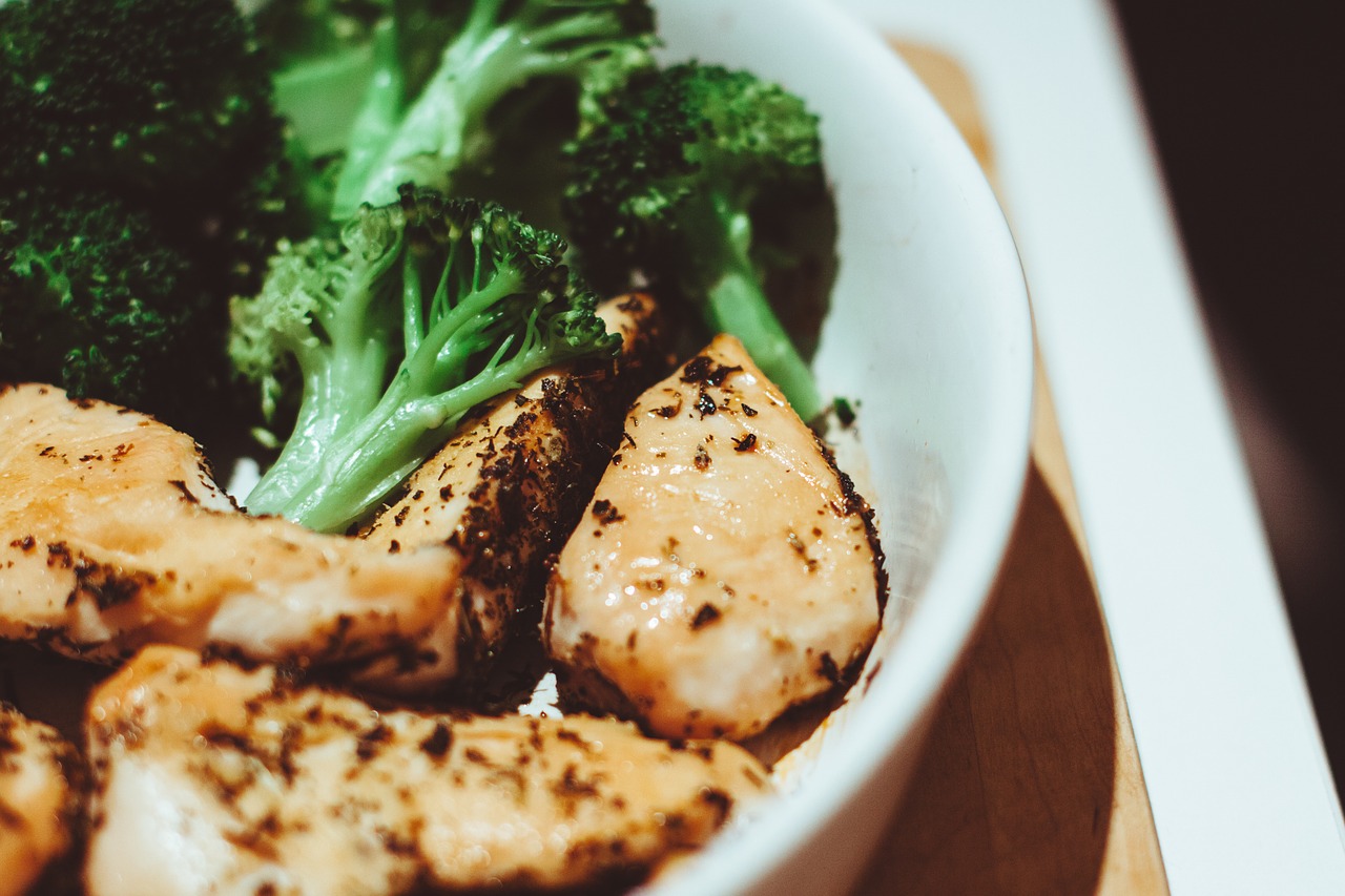 Image - chicken broccoli dinner meal lunch