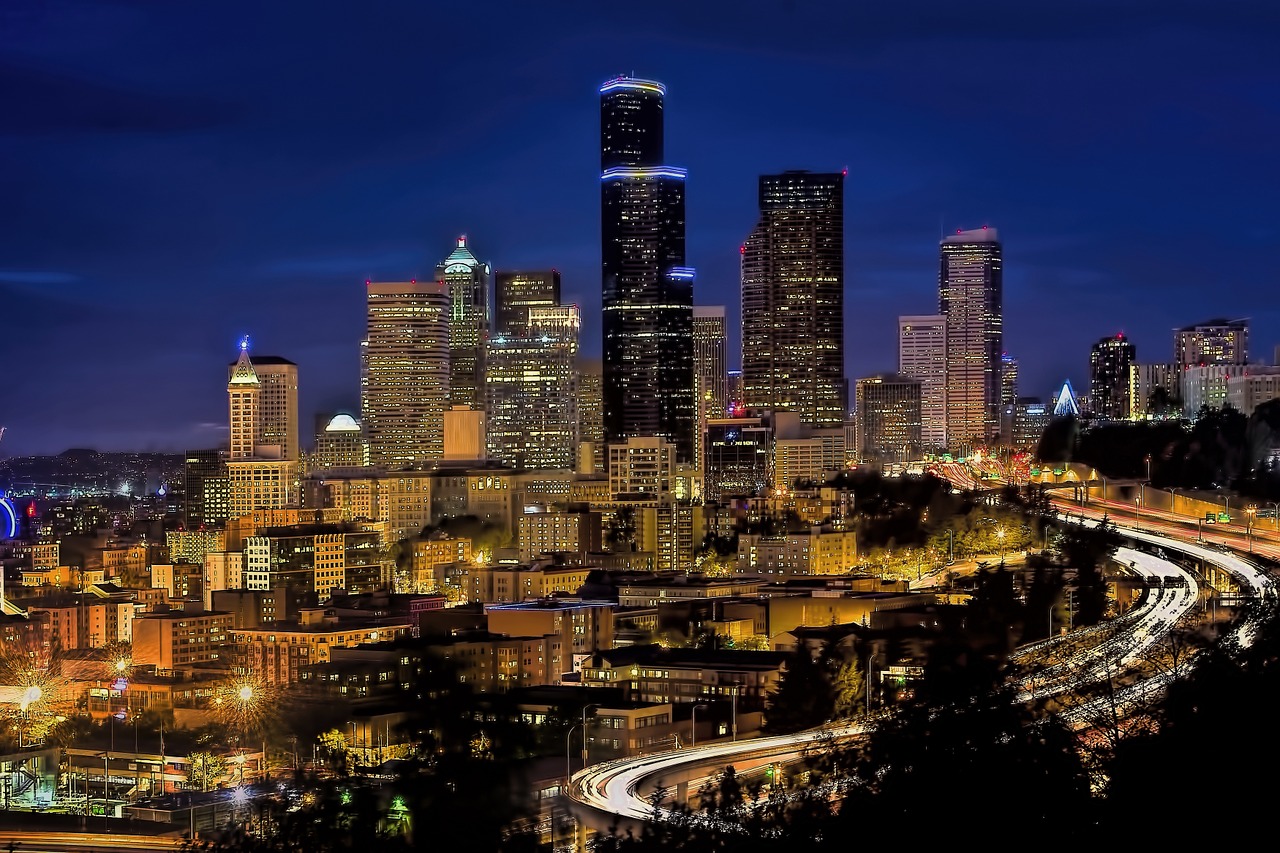 Image - skyline downtown seattle cityscape