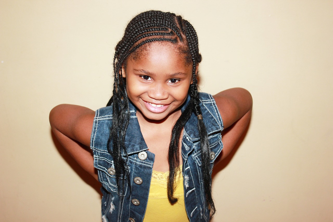 Image - child with braids braids