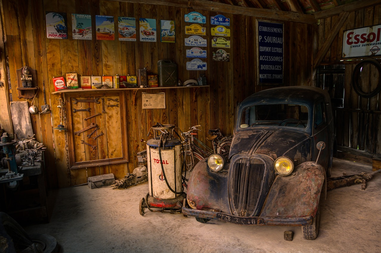 Image - garage shop car fix hdr light