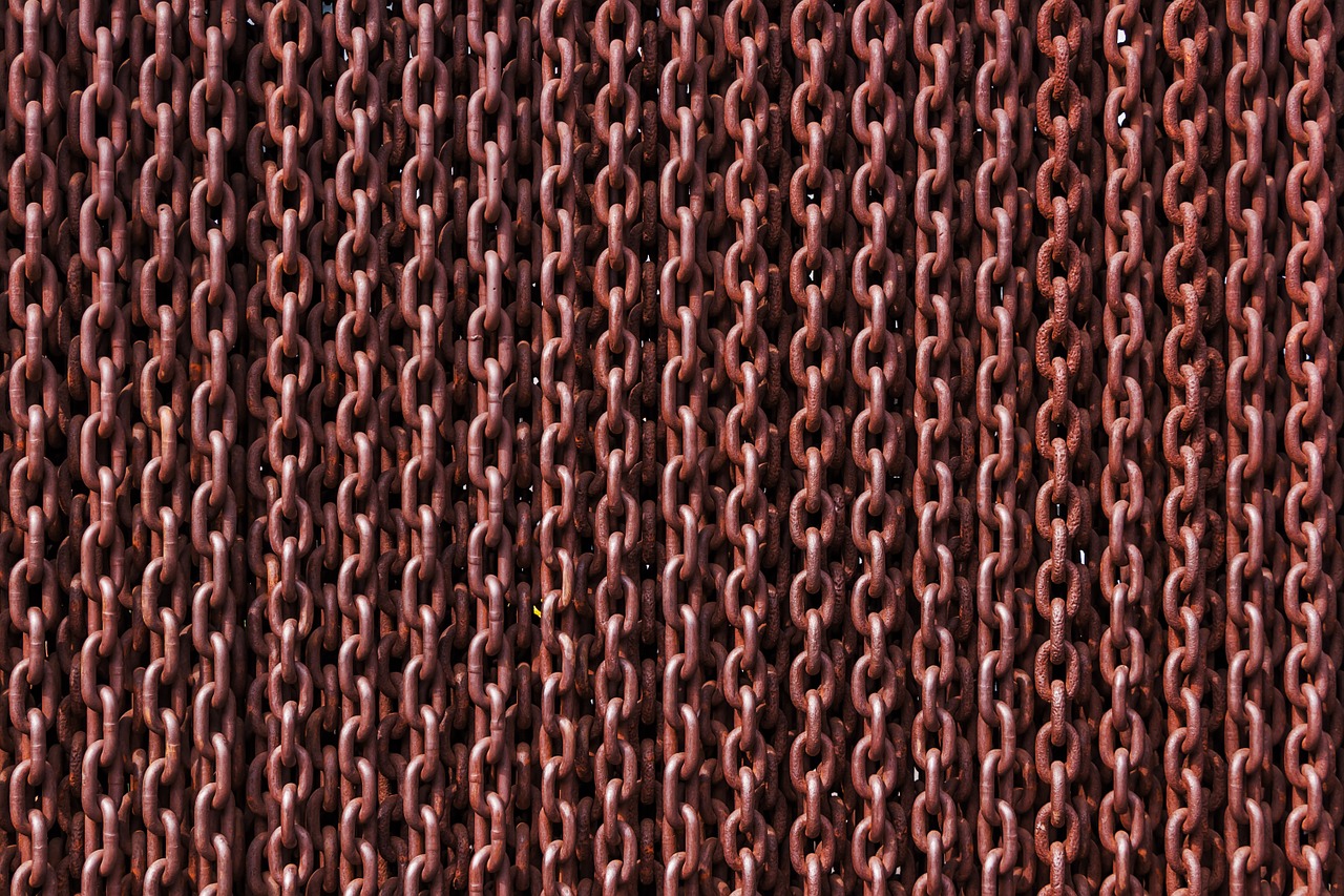 Image - chain rusty links iron metal rust