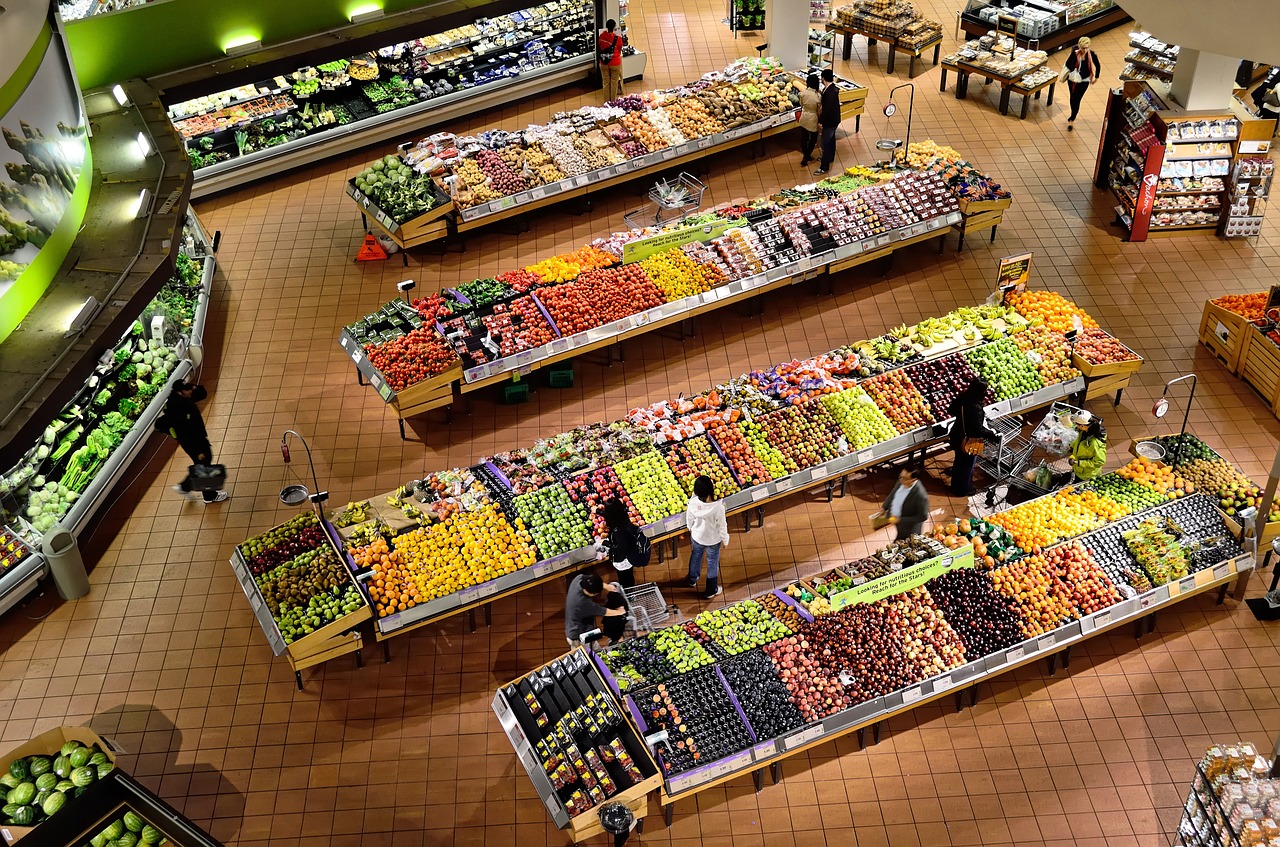 Image - supermarket stalls coolers market