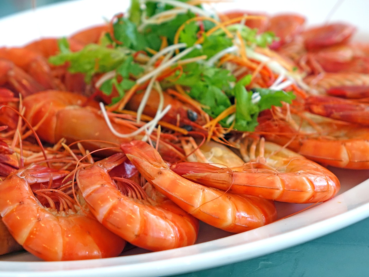 Image - prawns steamed seafood restaurant