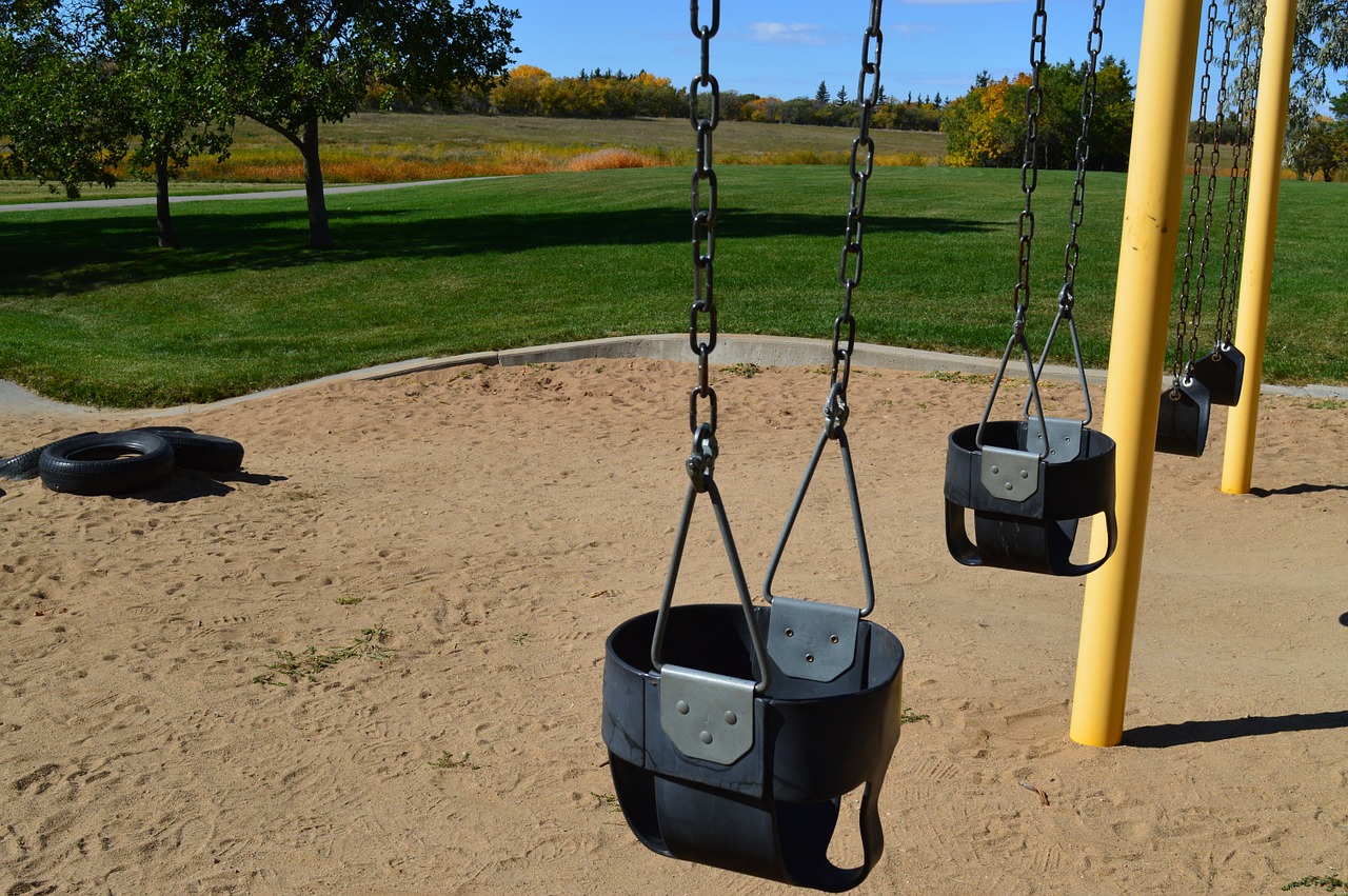 Image - swings swing set playground