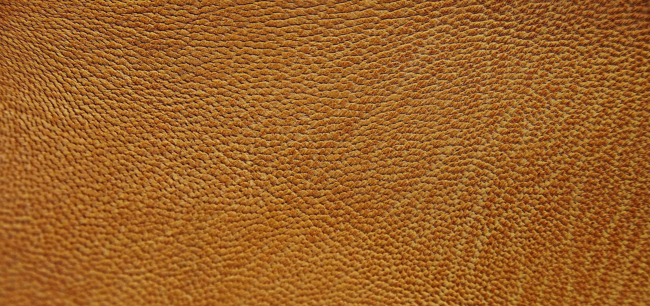 Image - leather orange texture structure