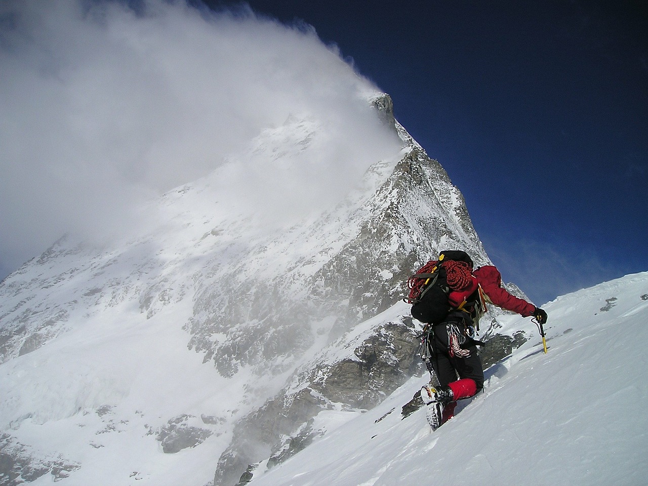 Image - matterhorn hörnligrat cold climb