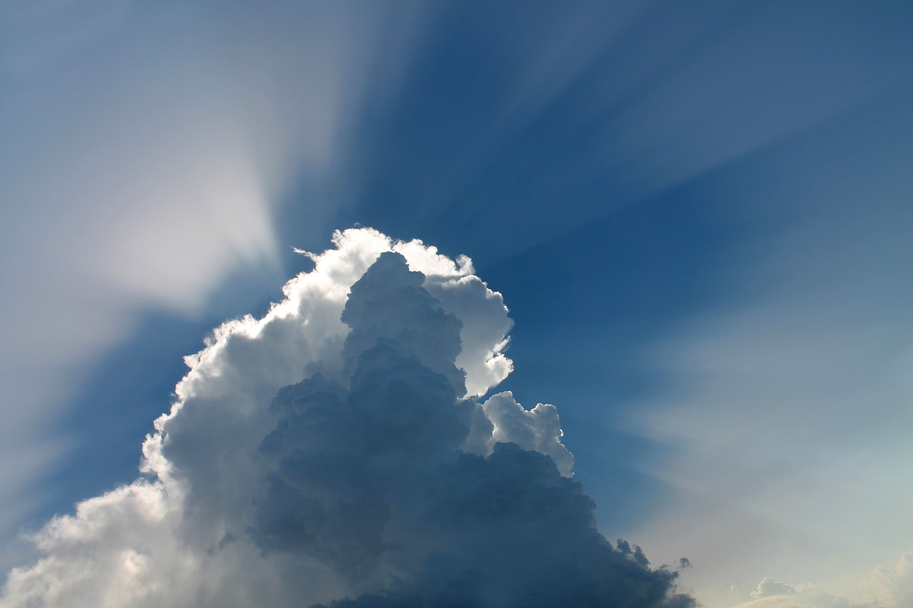 Image - cloud clouds sky blue sky space