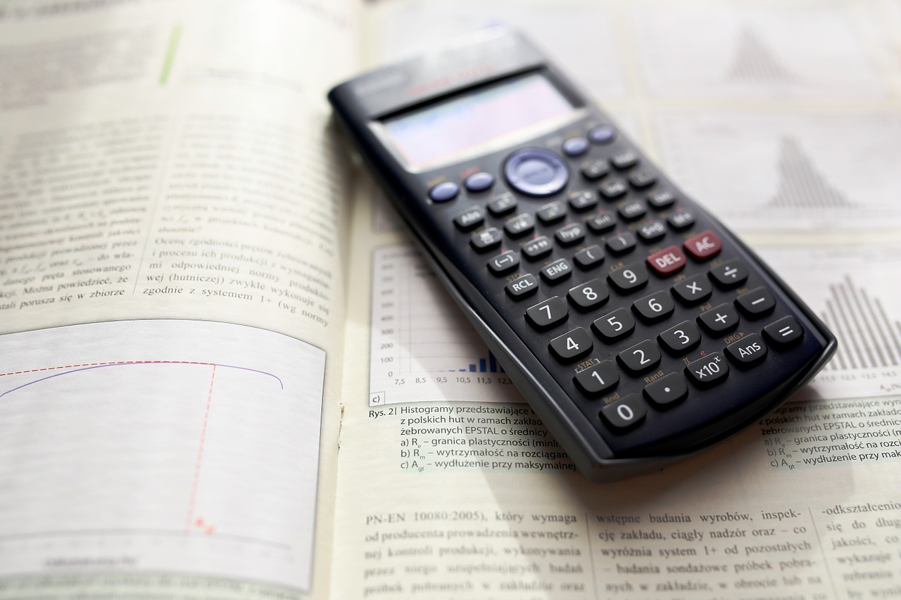 Image - calculator mathematics math finance