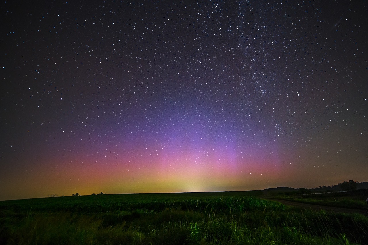 Image - northern light aurora borealis night