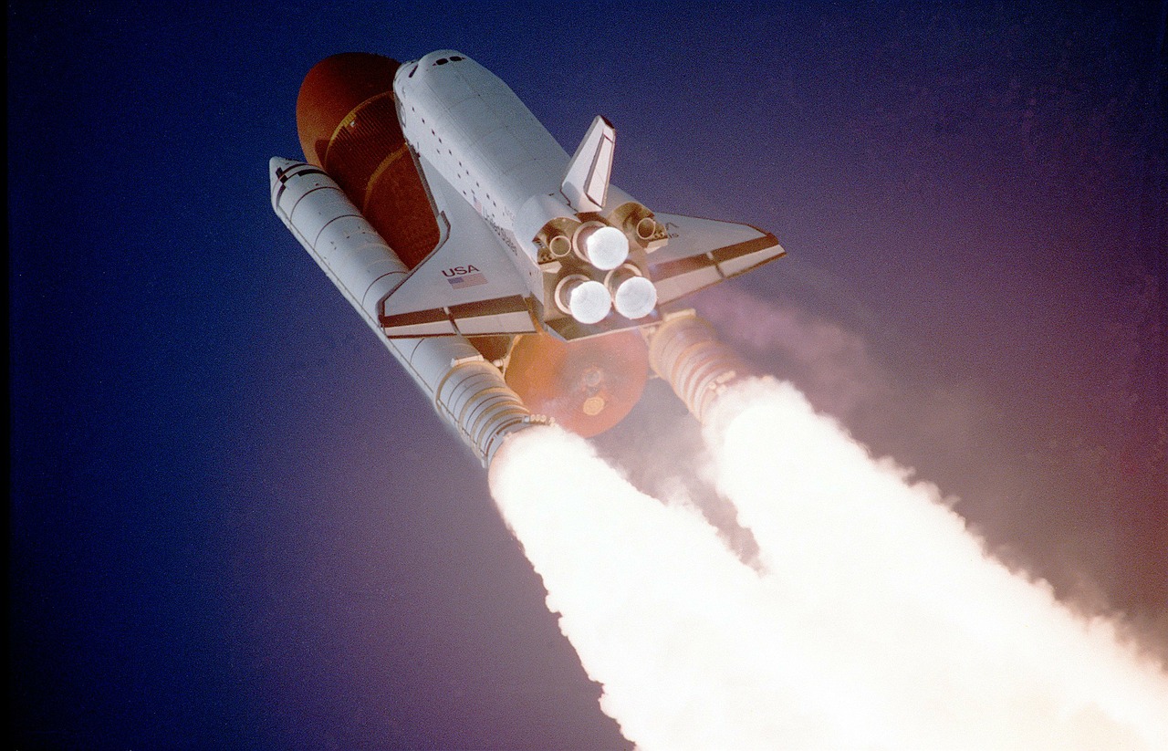 Image - space shuttle lift off liftoff nasa