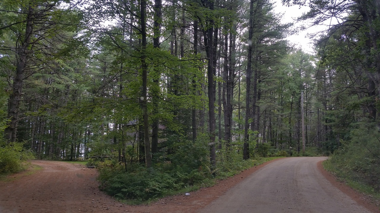 Image - crossroads path choice road