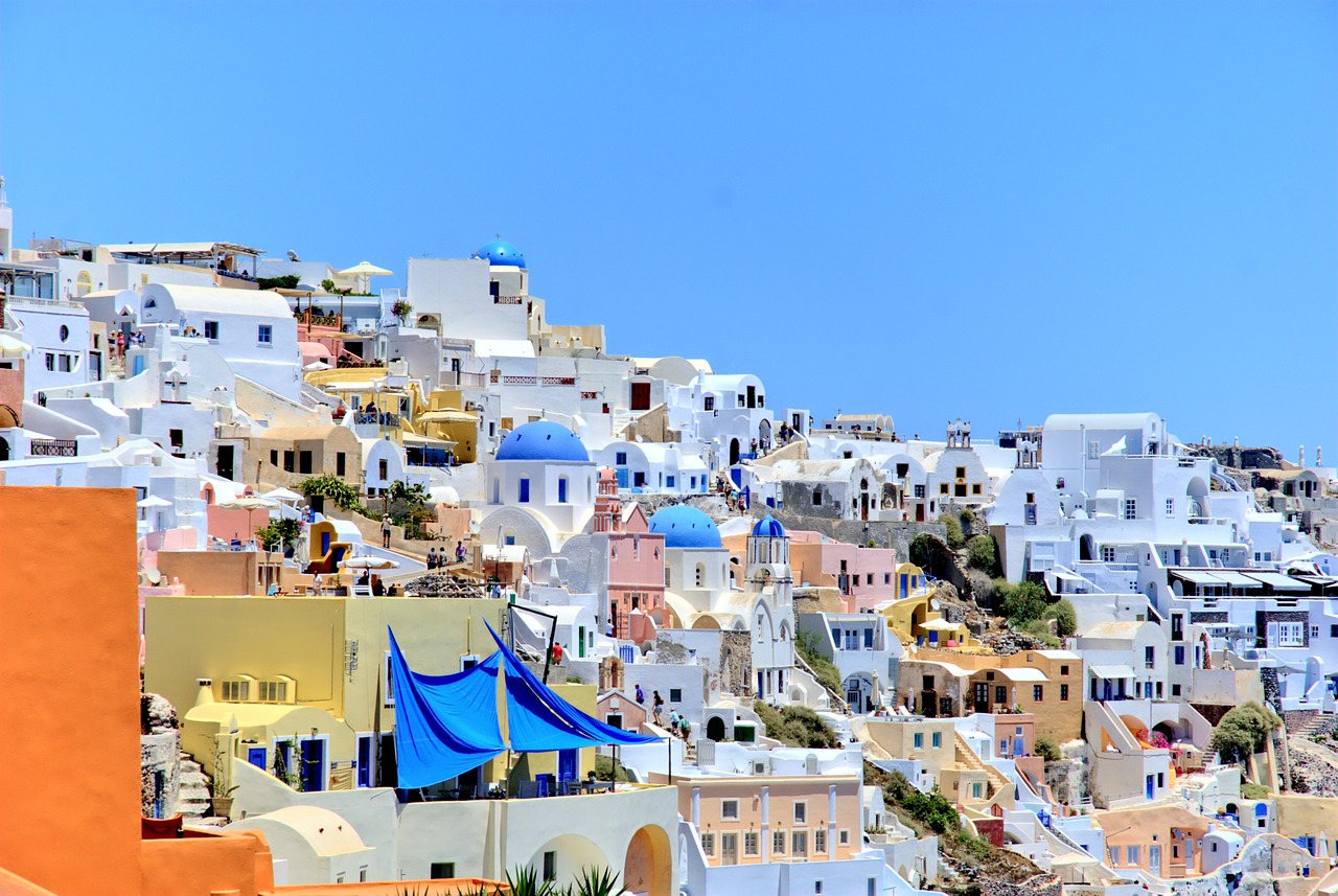 Image - greece santorini beach the sun
